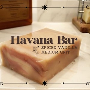 Havana Bar (3 pack) - Sweet Tobacco scented Men&#39;s Natural Exfoliating Soap