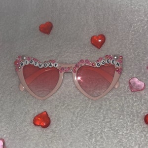 Custom birthday glasses for her