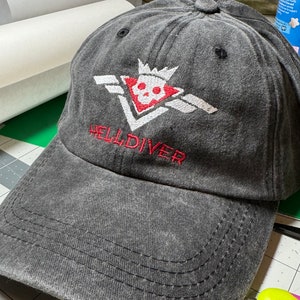 Helldiver hat! Souvenir for surviving a helldive level mission
