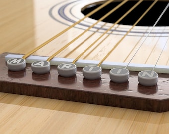 StrumSteady Akustische Gitarre Steg Pins - NEU & VERBESSERT!