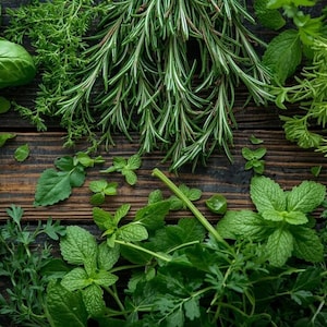 Live Herb Starter Plants Collection for Culinary Kitchen Garden