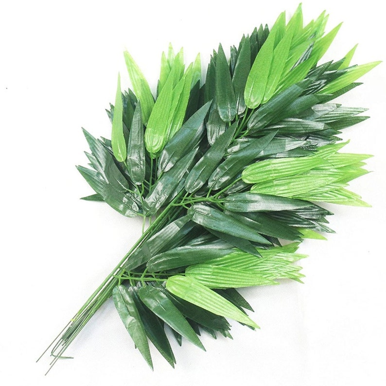 Artificial Bamboo Leaf Imitation Bamboo Leaves Green Plant Wedding Home