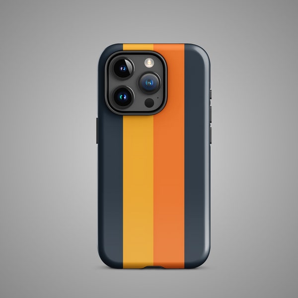 Retro Stripe 3 iPhone® Cases - Tough Case