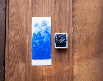Ultramarine Professional Watercolor Half Pan | PB29 | Painting Calligraphy Lettering