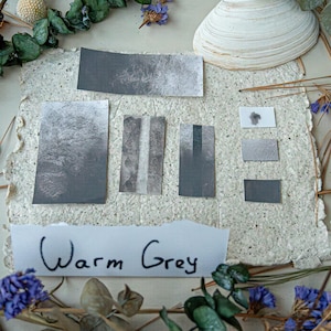 Professional Watercolor Pan Warm Gray Single Pigment Artist Paint – Granulating Vibrant Color - Art Supply 759