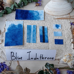 Blue Indanthrene Watercolor - for Painting, Calligraphy, and Lettering