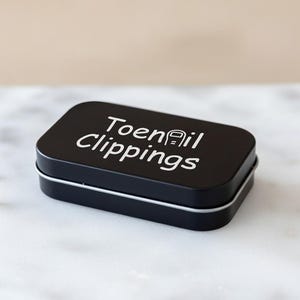 Toenail Clippings Box Gag Gift Funny