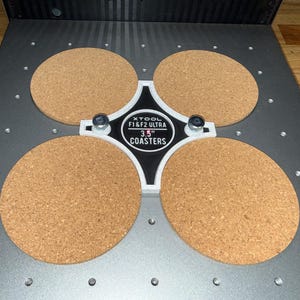 xTool F2 Ultra 3.5" Drink Coaster Alignment Jig