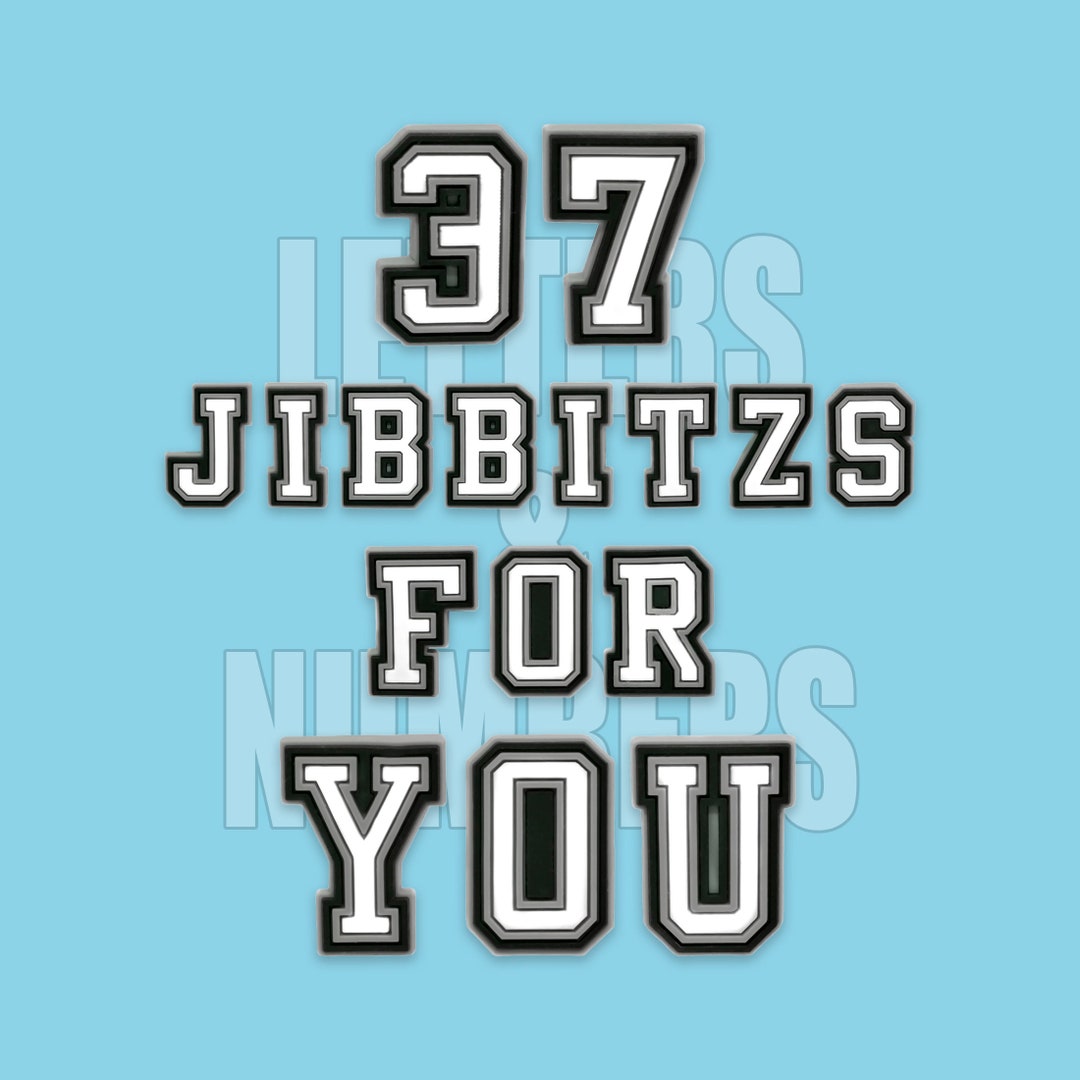 Letters Numbers Alphabet Words Croc Shoe Charms for Clogs Shoes With