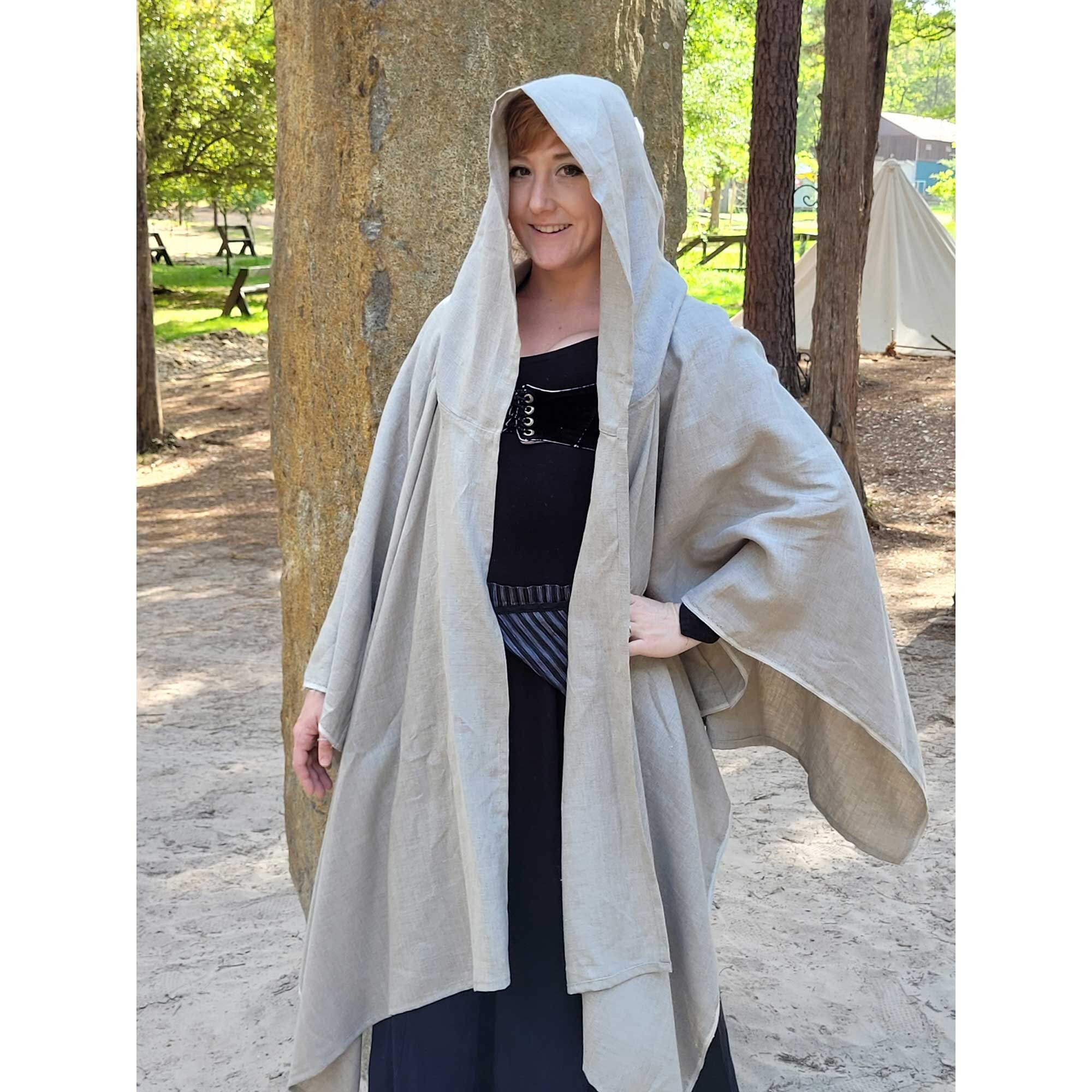 lightweight shawl with sleeves