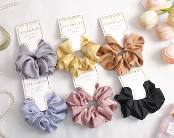 Coleteros para damas de honor, accesorios para el cabello, regalos para damas de honor, regalos para despedidas de soltera