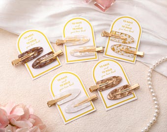 To Have And To Hold Bridal Hair Clip, Bridesmaid Hair Clips, Hair Accessories, Bachelorette Party Gift, Makeup Hair Clip, Bridesmaid Gifts