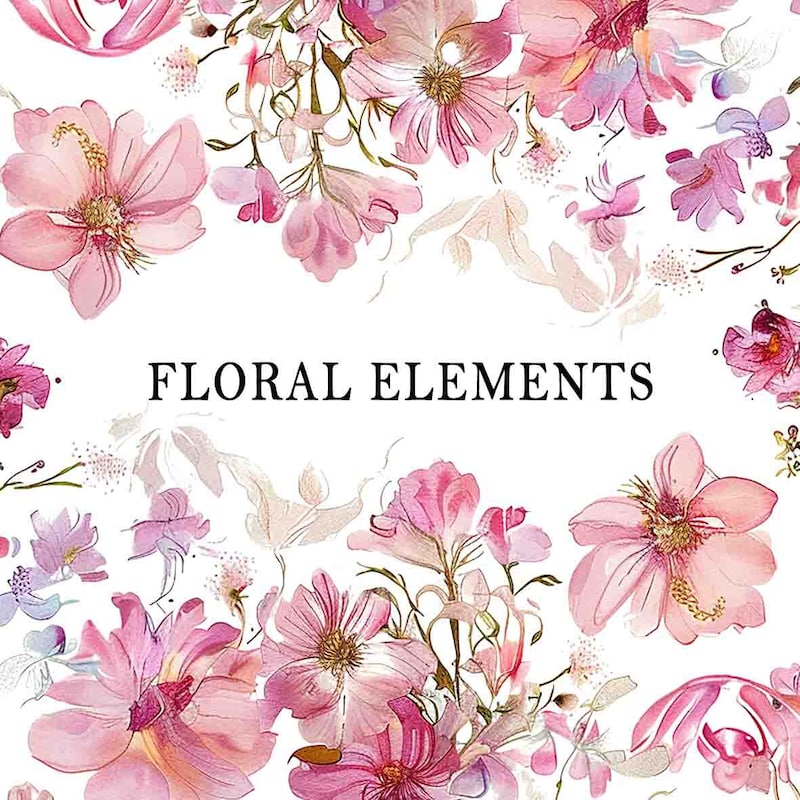 Flower Clipart - Etsy