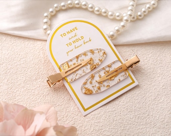 Pinzas para el cabello para tener y sujetar, pinzas para el cabello de dama de honor, pinzas para el cabello de novia, accesorios para el cabello, regalos para despedidas de soltera, regalos para damas de honor, pinzas para el cabello de maquillaje