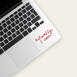 Eigenlijk kan ik | Plakkers | Spiegelstickers | Laptopstickers | Esthetische vinylstickers | Zelfklevende decoratie | Positieve affirmaties