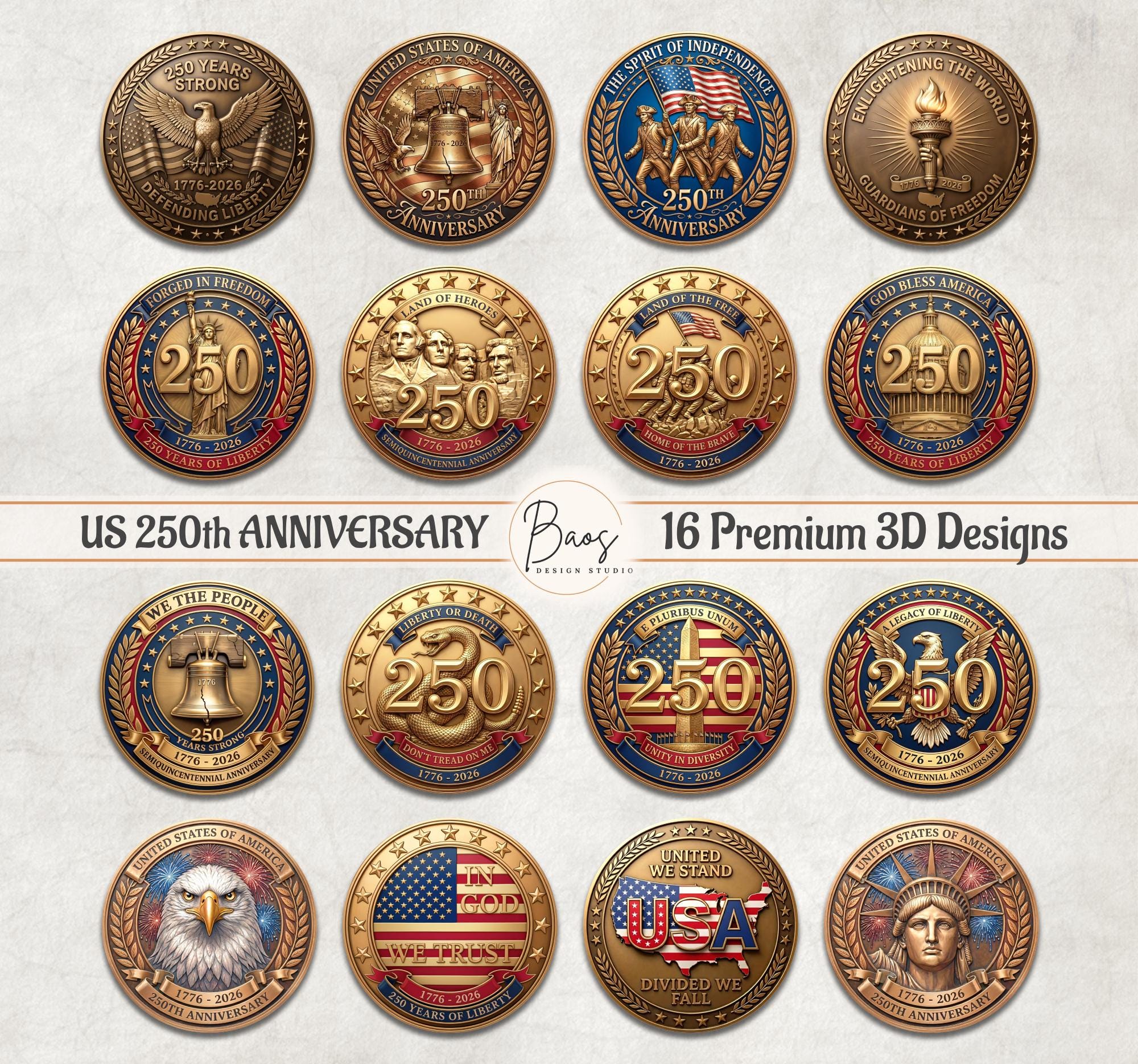 America 250 coin - Etsy 日本