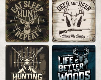 Deer Hunter Square PNG Bundle, Hunting Square Coaster Sublimation, Hunt Square Keychain PNG, Hunting Square Coaster PNG, Fathers Day Coaster