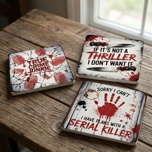 True Crime Square Coaster PNG, Murder Show Square Coaster Sublimation, Mystery Thriller 4x4 Coaster, True Crime Magnet PNG, True Crime Junkie Gift, Crime Scene Horror Quotes
square coaster png
4x4 Coaster Design
true crime coaster
true crime magnet
true crime gifts
true crime png
funny coaster png
co-worker gift
psychological
bloodstains
horror coaster png
Murder Show coaster
coffee true crime
