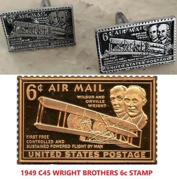 Boutons De Manchette Danbury Mint Avec Timbre Penny Black 40 Yankee Stadium - Authentique Et Neufs