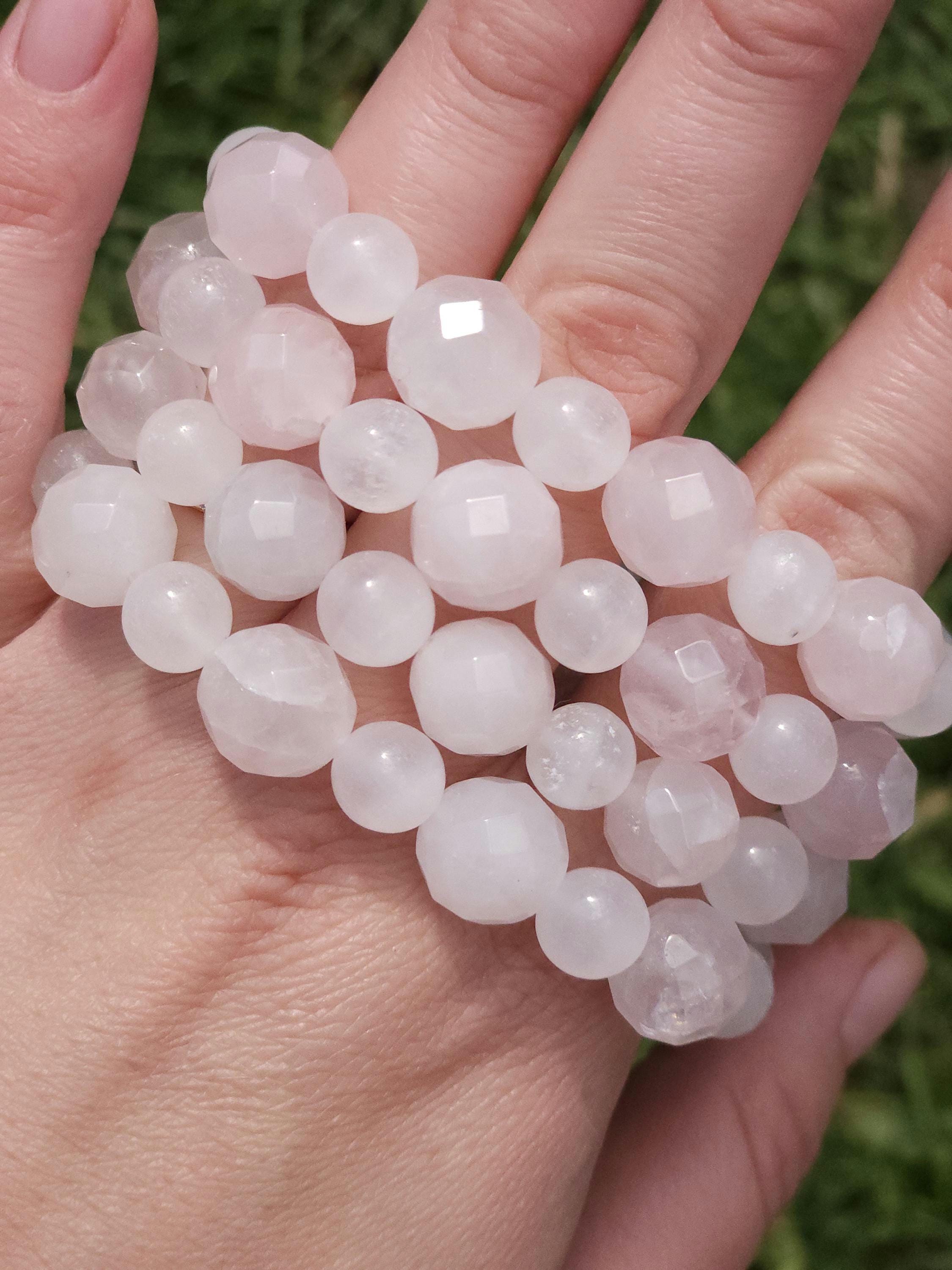 Rose Quartz and Pink Calcite Bracelet | Love and Harmony - Etsy