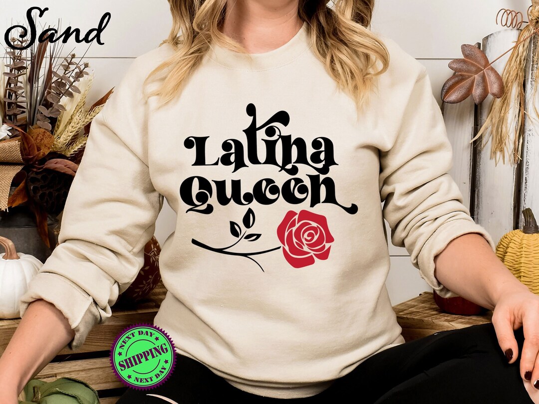 Latina Queen Shirt, Latina Queen Shirt for Women, Funny Spanish Shirt, Reina Latina Shirt