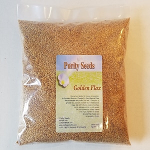 2 lb. Craft, Purity Seeds Whole Golden Flax seed