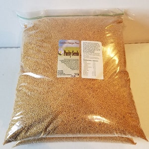 20 lbs. Craft, Purity Seeds Whole  Flaxseed Golden