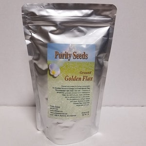 1 lb. Ground Purity Seeds Golden Flaxseed