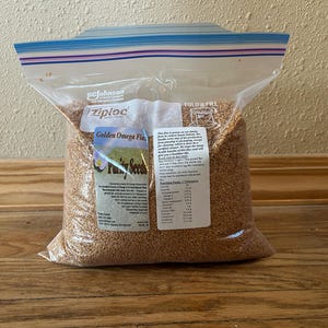 5 lb. Purity Seeds, Whole Golden Flax Seed for human concumsion
