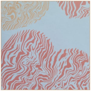 Valentines Day Pink and Peach Seamless Digital Paper, Valentines ...