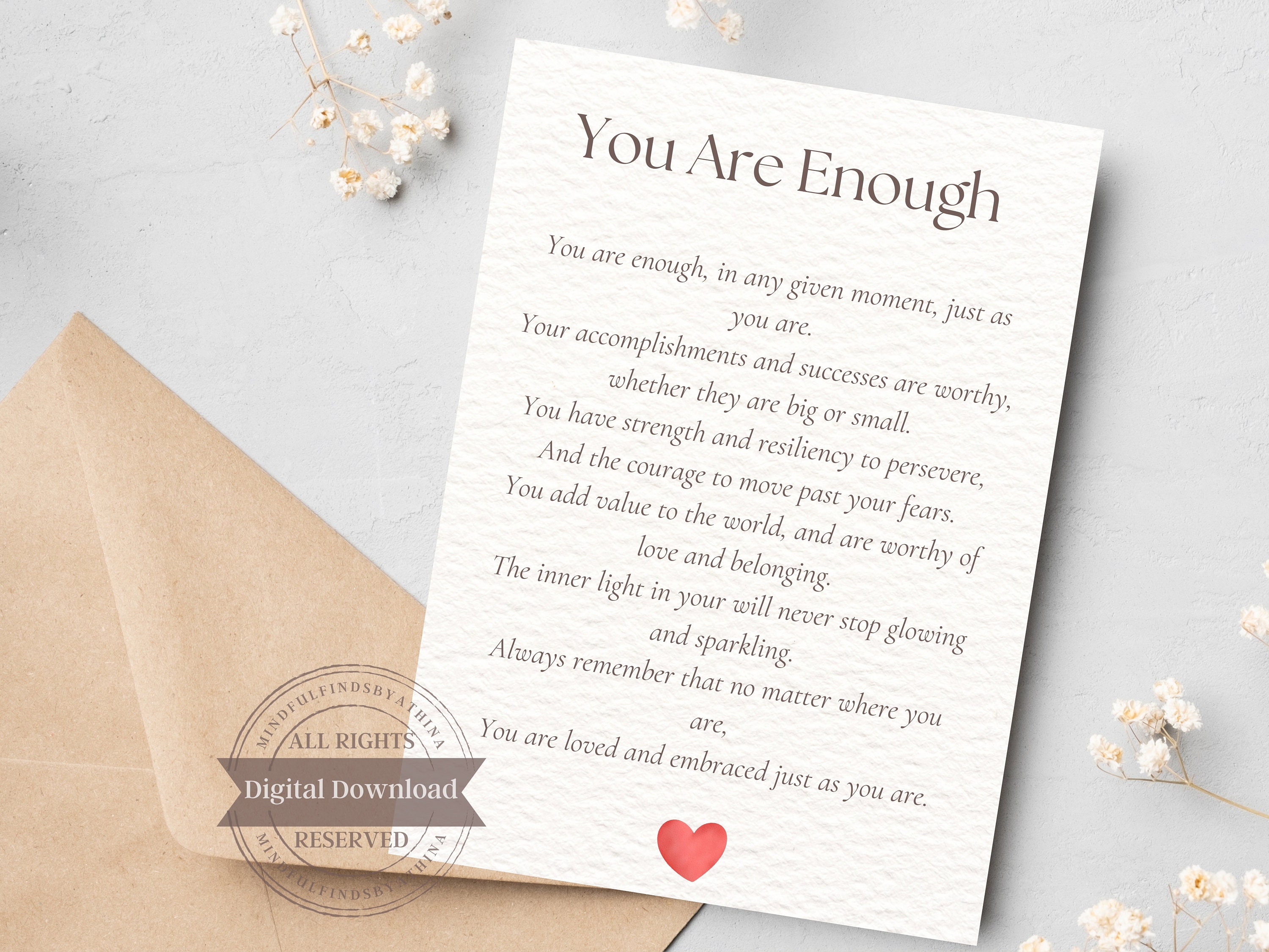 Printable Love Poem Valentine's Day, Digital Download, 8x10inch, 5x7 ...