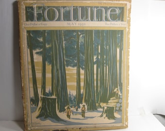 Vintage Fortune Magazin - Mai 1930