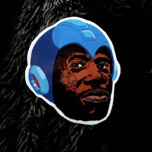 Mega Man x Gucci Mane Aufkleber