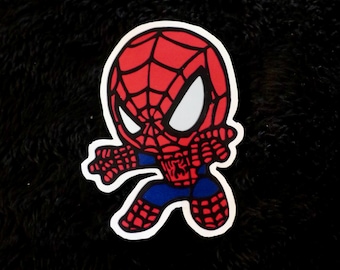 Pegatina chibi de Spider-Man