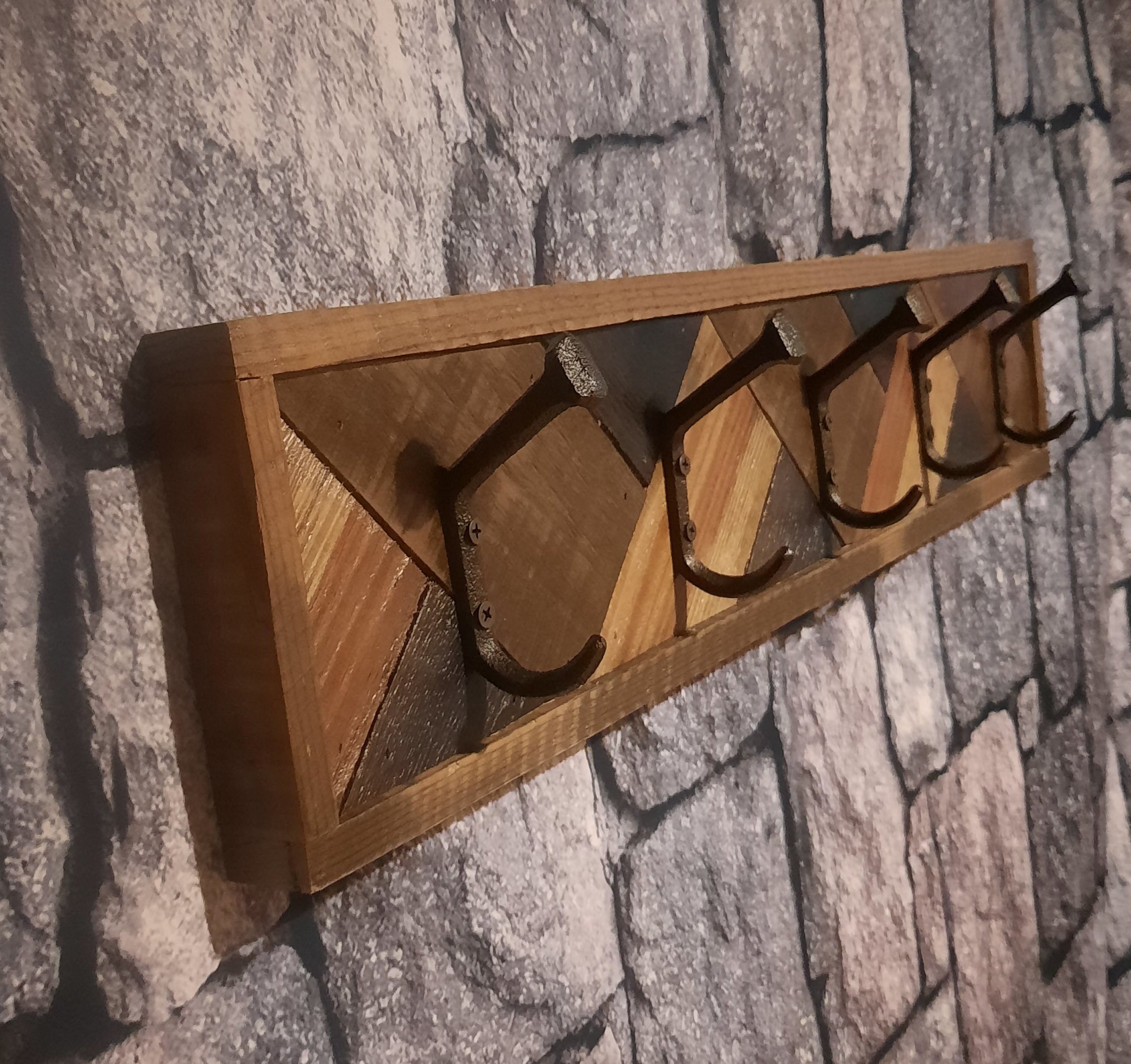 Wood Coat Rack 