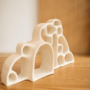 Handmade Ceramic Altar | Neutral Home Decor | Meditation Shelf | Crystal Display | Wall Shelf Decor | Slow Living Decor | Mindful Home image 5