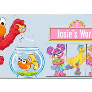 Elmo & Friends Geburtstagsbanner - Geburtstagsgirlande zum ausdrucken | Sesamstraße Party Printable | Bearbeitbare Banner Vorlage | DIY Party Dekor
