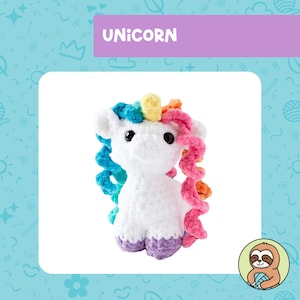 Plush Unicorn | Crochet Amigurumi | Handmade Stuffed Animal | Plush Toy | Cute Gift Idea for Kids and Children