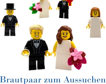Minifigure LEGO®: Sposi - Matrimonio | Sposi | Regalo di nozze | Personalizzabile | Bomboniera - NUOVO