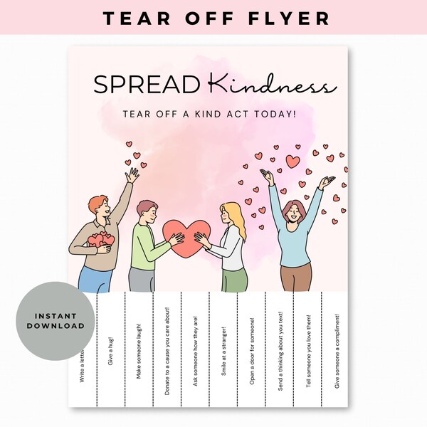 Random Acts of Kindness Cards - Etsy