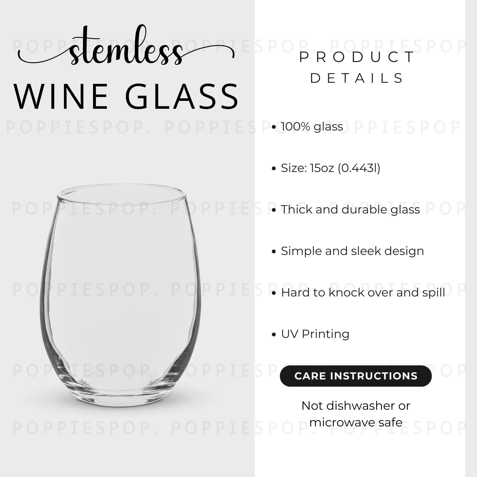 Stemless Wine Glass Info Card, Wine Glass Care Card, Stemless Wine Glass  Mockup, Wine Glass Care Instruction, Printify Stemless Wine Glass - Etsy  Israel