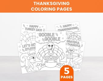Thanksgiving Coloring Pages for Kids, Thanksgiving Activity Sheets, School and Party Sheets, Fall Coloring Pages, Fall Coloring Sheets