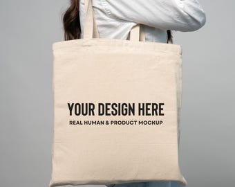 Tote Bag Mockup, Real Model Tote Bag Mockup, Liberty Tote Bag Mockup, Canvas Bag Mockup, Natural Tote Bag Mockup, Printify Canvas Tote Bag
