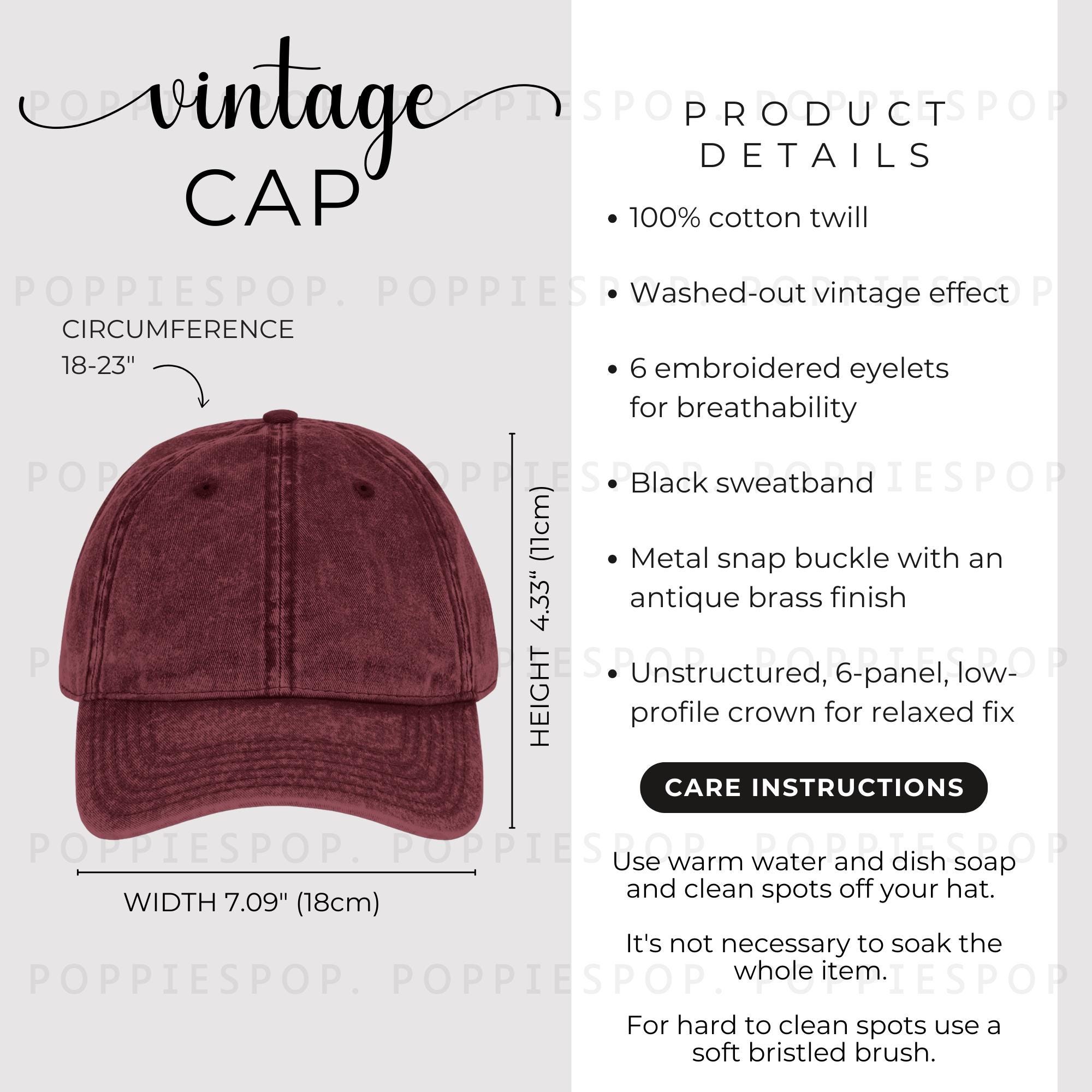 Vintage merge left hat. Size xl. About 23 inches around Big Ole Day Dad Hat – Big Ole Day Studios main image 2