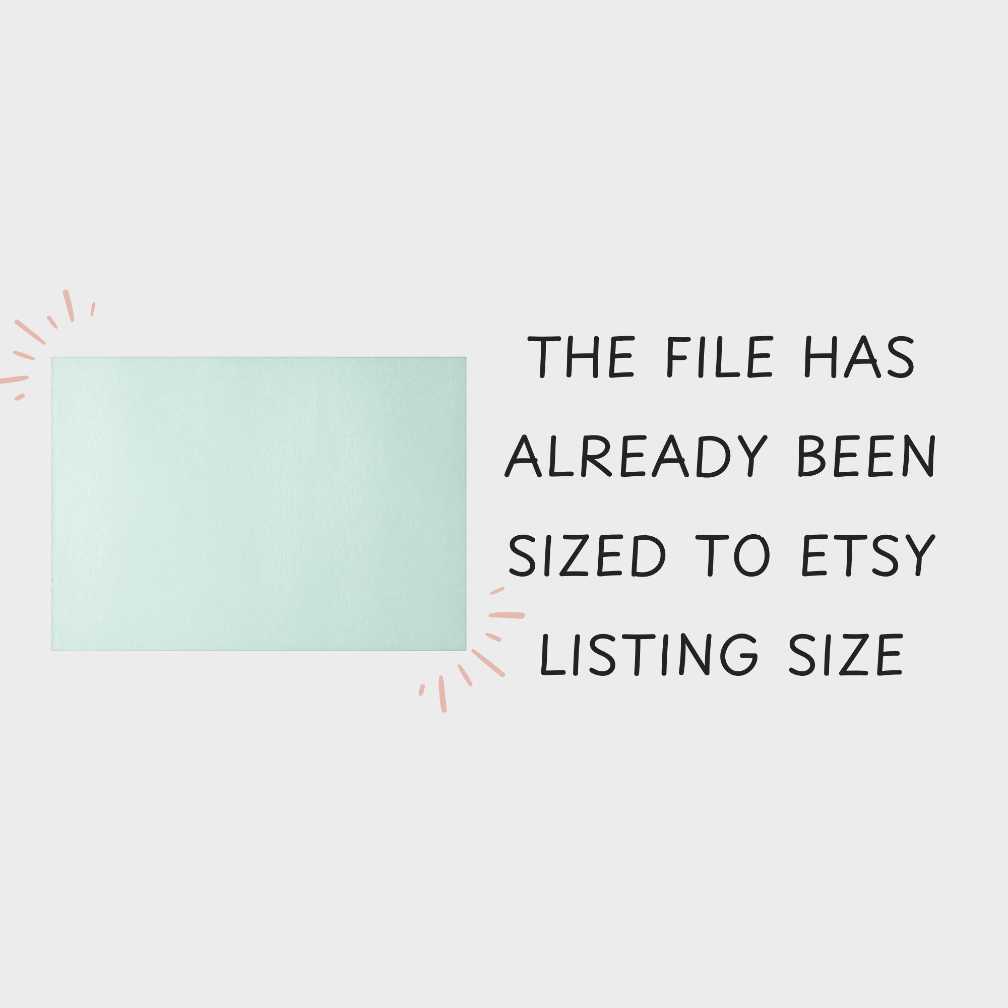 Glass Cutting Board Size Chart, Glass Cutting Board Care Card, Cutting