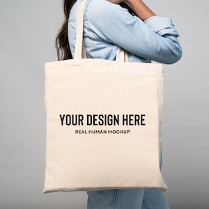 Tote Bag Mockup, Canvas Tote Bag Mockup, Natural Tote Bag Mockup, Liberty Tote Bag Mockup, Real Model Tote Bag Mockup, Canvas Tote Bag