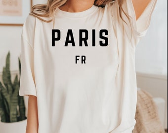 Camiseta París Francia, camiseta unisex, camisa de moda, camisa de París, viajes, regalos para adolescentes, viaje de niñas, regalo parisino