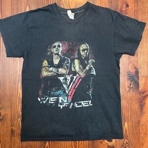 Unisex Wisin and Yandel World Tour 2011 Los Vaqueros El Regreso T-shirt Sz M image 2