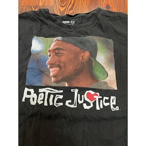 Unisex Tupac Poetic Justice T-shirt - Sz 3XL