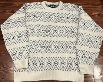 Men’s Vintage 80’s Knit Sweater Sz XL